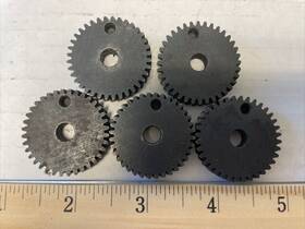 773-16n Lionel Metal Worm Drive Gear Lot Of 5