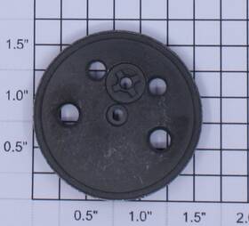 8045-627 Lionel Scullin Disc Type Center Wheel With Tire Groove