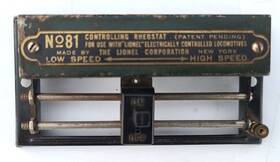 81-1x Lionel No.81 Prewar Controlling Rheostat Speed Controller