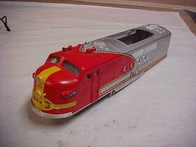 82392-2 Lionel Santa Fe F3 Diesel Locomotive Body Shell #170