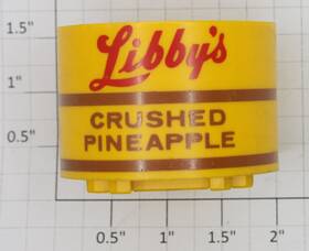 9132-7 Lionel Libbys Yellow Crushed Pineapple Vat 10
