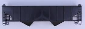 9300-1 Lionel Non-operating Black Plastic 2-bay Hopper Body