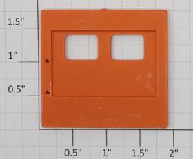 9589-14 Lionel Orange Baggage Car Door 10