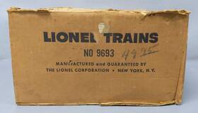 9693 Lionel Vintage O Santa Fe Diesel Freight Set - Empty Box Only/box 9693 Lionel Vintage O Santa Fe Diesel Freight Set - Empty Box Only/box