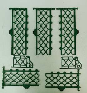 20025 Lionel Corporation Used Standard Gauge Cast Iron Victorian Fence Full Set