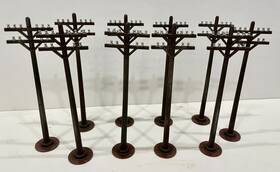 Poles-10 Lionel Model Railroad -o Scale-telephone