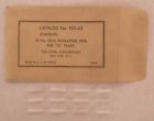 011-44 Lionel Postwar Gauge Insulating Pins In Envelope