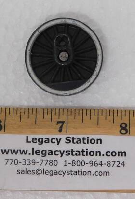 8042-117 Lionel Replacement Wheel And Axle Plain Center With Whitewall