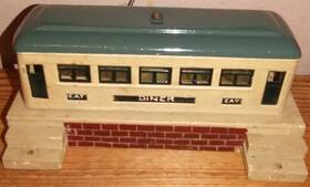 X6898 Lionel 442 Diner For Train Layout Illuminated O Gauge