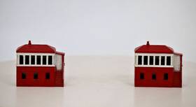 El.152 Lonestar Lone Star Locos Treble-o Signal Box Tower 000 Gauge Diecast Lot Of 2