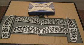 El-158c Lonestar Vintage Lone Star Treble-o-lectric N Scale Metal Inclined Train Tracks Trestles