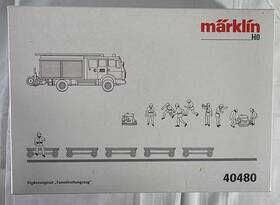 40480 M Rklin Marklin Tunnel Rescue Train Add-on Set Ho