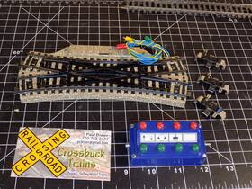 Marklin5207 M Rklin 5207 Ho Double Slip-switch Crossover Switch With Stelleput 071611