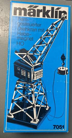 7051 M Rklin Rotary Crane Electric On Metal Platform Ho