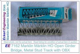 3-rail M Rklin 7162 Marklin Ho Scale 7 1/8 Inch Metal Truss Bridge With Ee Instructions 3-rail M Rklin 7162 Marklin Ho Scale 7 1/8 Inch Metal Truss Bridge With Ee Instructions
