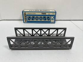3-rail M Rklin 7262 Marklin #7262 Scale K And Track 7 1/8 Inch Gray Truss Bridge - Nos