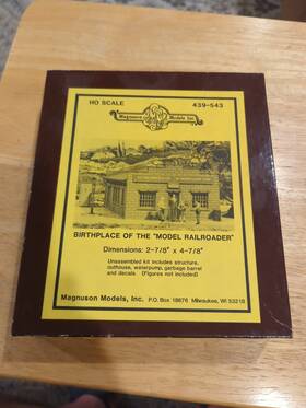 439-543 Magnuson Models Birthplace Of The Inch Model Railroader Kit Ho Scale