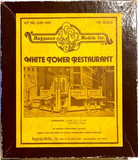 439-540 Magnuson Models 439-640 Kit #439-540 White Castle Restaurant Ho Scale Original Box 439-540 Magnuson Models 439-640 Kit #439-540 White Castle Restaurant Ho Scale Original Box