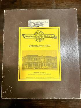 9334041 Magnuson Models Inc. - Merchants Row 11x5x3 Unassembled Kit Ho Scale