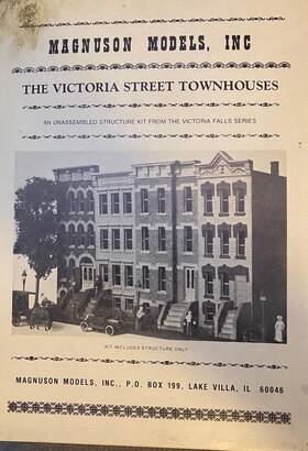 M506 Magnuson Models Inc. Ho Scale - The Victorian Street Townhouses Cl