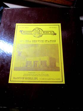 M531 Magnuson Models Ho Scale Kit #m531 40s Era Service Station Gas Fuel Oil Unbuilt