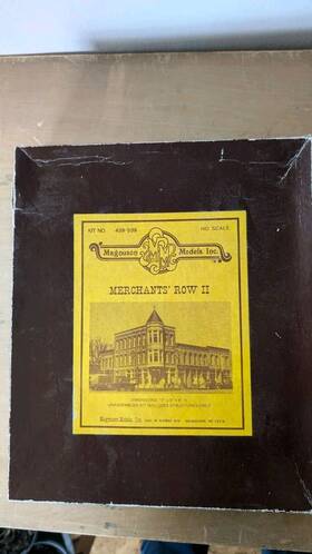 M539 Magnuson Models Ho Merchants Row Ii Model Building Kit M539 Magnuson Models Ho Merchants Row Ii Model Building Kit