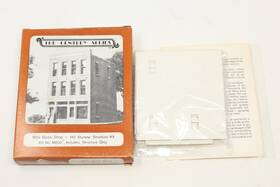 M803 Magnuson Models Ho Bills Glass Shop Styrene Structure Building