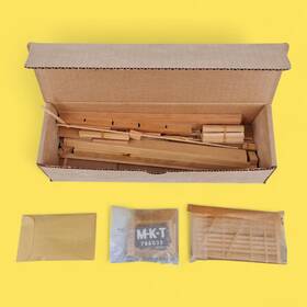 Osc-12 Mainline Main Line Models O Gauge 86ft Stock Car M-k-t Set