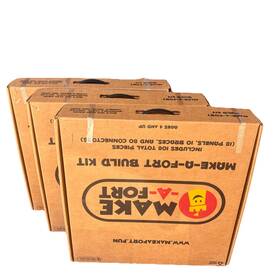 Make-a-fort 860001442205 Lot Of 3 Only 36 Panels No Connectors