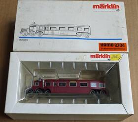 3124 Marklin 001883083049 Ho Scale Hamo 8304 Dc Sncf Micheline Railbus Excellent Condition