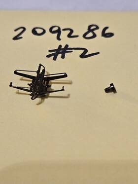 209286 Marklin Double-arm Pantograph With Matching Screw Used #2