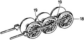 8891-93 Marklin 264580 Drive Wheel Set For