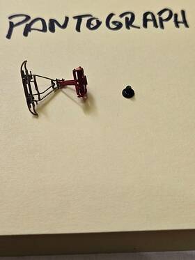 265370 Marklin Single-arm Pantograph With Matching Screw Used