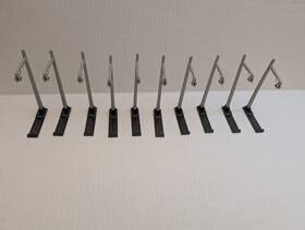 407-mn Marklin 407 Mn Catenary Mast Set Of 10 Pcs. With Original Box