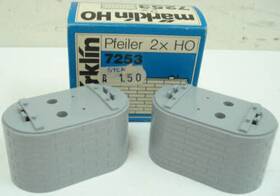 7253 Marklin 1-3/16 Inch Bridge Pillar Box Of 2 Ln/box 7253 Marklin 1-3/16 Inch Bridge Pillar Box Of 2 Ln/box