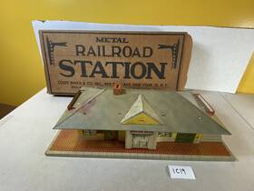 4412 Marx 1c19 Train Station Toys Model Railroad Glendale Depot Vintage Orig Box 4412 Marx 1c19 Train Station Toys Model Railroad Glendale Depot Vintage Orig Box