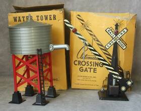 438-065 Marx Lionel Trains Portal Gantry Crane No. 282 And 438 Crossing Gate