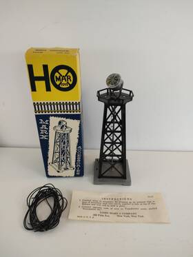 6416 Marx Vintage Ho #6416 Floodlight Tower With Box Tested And Working 6416 Marx Vintage Ho #6416 Floodlight Tower With Box Tested And Working