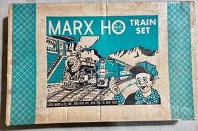 74652 Marx Vintage 1960 Ho Train Set No. Box Only