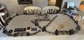 Is-276 Marx Vintage Graduated Trestle Set With Bridge Tracks Instrc Used Is-276 Marx Vintage Graduated Trestle Set With Bridge Tracks Instrc Used