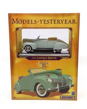 Matchbox 027084387988 Models Of Yesteryear 1936 Lincoln Zephyr Ln/box
