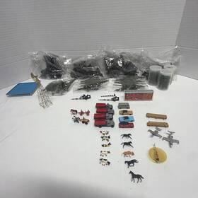 79179 Matchbox N Scale Scenery Lot 60 Trees Bachmann Vehicles Jets Preiser Deer