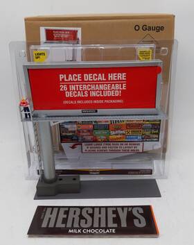 275-9029 Menards 275-9092 O Gauge Lighted Billboard Ex/box