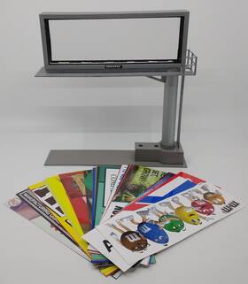 279-4289 Menards O Blacklight Billboard With 26 Decals Ln