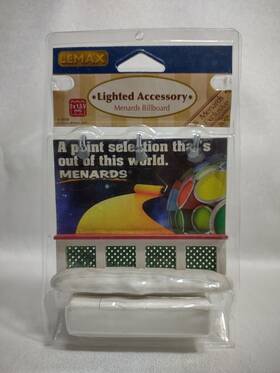 Menards 728162144072 Lemax Billboard No. 14407 Brand New 2011. Tested
