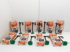 Merco / Mercury Models Ilp 98 9 Hi - Way Lamp Posts In Original Box Postwar O O27 Lionel Trains