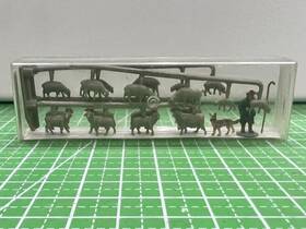 Ho-2403 Merten Ho Scale Sheep With Shepherd And Dog 18 #ho 2403