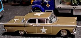 300-built Metals Cmw Classic Metal Works 30245 Mini Ho 1/87 Green Us Army Ft59 Ford Fairlane Custom Car