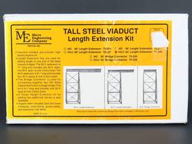 75-528 Micro Engineering Hon3 Scale Kit Tall Steel Viaduct 60ft Length Extension
