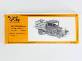 96-109 Micro Engineering Ho Scale Wheel Works Kit #96-109 Ft34 Ford Small Stake Truck